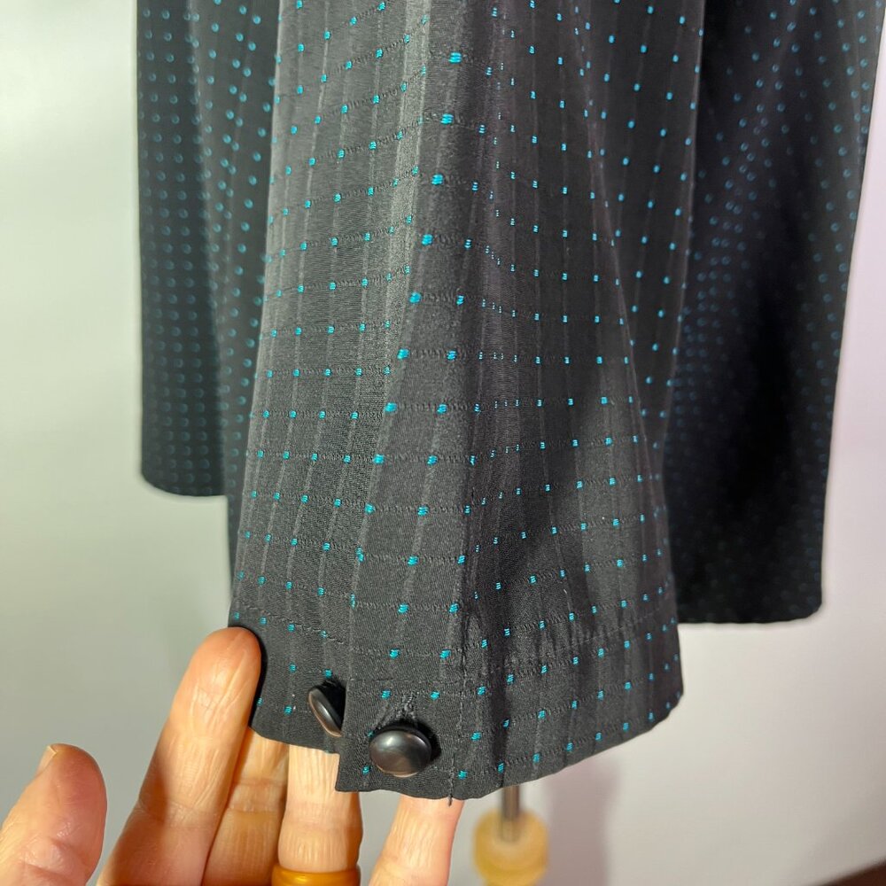 Tanjay Plus Size 24w Textured Button-Up Shirt 3/4… - image 6